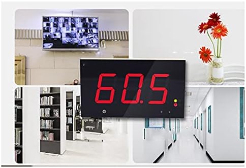 YFQHDD 30~130dB Ses Seviyesi Ölçer Dijital Desibel Metre Gürültü Ölçümü için Bar Kapalı / Ofis / Ev Duvar Asılı Tip