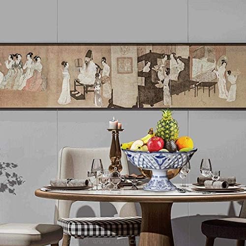 QTQHOME Modern Yeni Çin Mavi ve Beyaz Seramik Şeker Çanak Yaratıcı Basit Meyve Tabağı Retro oturma odası kahve sehpası Dekorasyon (Renk: