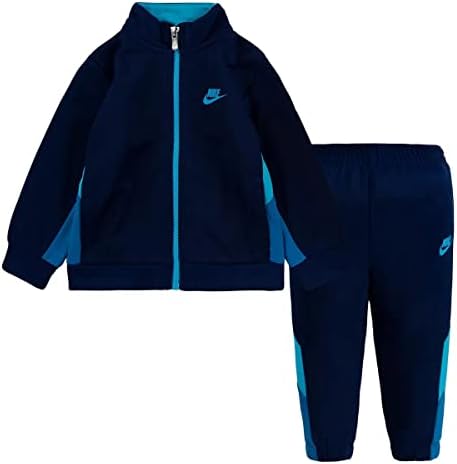 Nike Little Boys Tam Fermuarlı Triko Ceket ve Pantolon 2 Parça Set