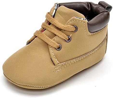 Enteer Bebek Erkek Yüksek top Sneaker Kahverengi Bebek Ayakkabıları