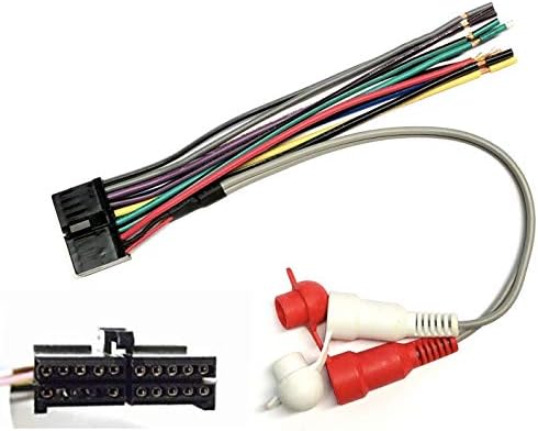 ASC Araba Stereo Radyo Yedek Tel soket kablo demeti Seçmek için Jensen 20 Pinli Konnektör Radyo