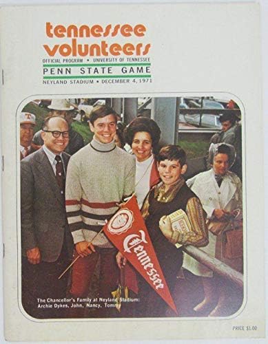 1971 Tennesse-Penn State Nittany Lions Futbol Programı 137999-Üniversite Programları