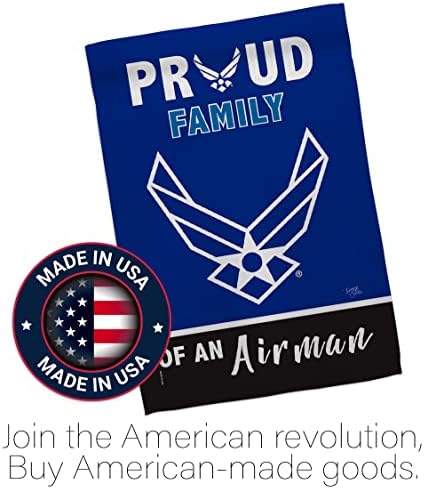 Esinti Dekor Gurur Aile Havacı Bahçe Bayrağı Silahlı Hava Kuvvetleri USAF Birleşik Devlet Amerikan Askeri Veteran Emekli Resmi Ev Dekorasyon
