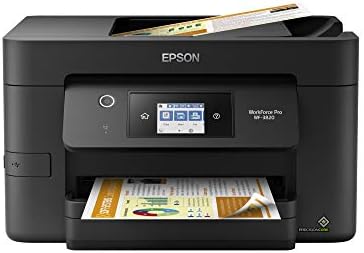 Epson ® Workforce ® Pro WF - 3820 Kablosuz Renkli Mürekkep Püskürtmeli Hepsi Bir Arada Yazıcı, Siyah Büyük