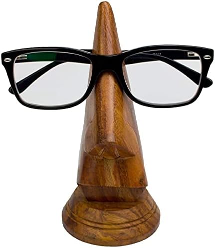 Bahçe Sanat Ahşap Yuvarlak Taban Gözlük Ekran Standı Gözlük Tutucu Gözlük Tutucu Güneş Gözlüğü Tutucu Ev Ofis Masası Dekoratif