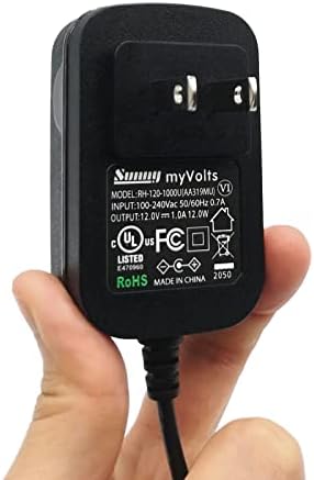MyVolts 12V Güç Kaynağı Adaptörü ile Uyumlu/Sony PS-LX310BT Pikap-ABD Plug