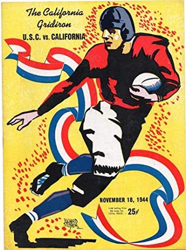 Kaliforniya Izgarası Usc Vs Cal Vintage Programı 11/18 44-Üniversite Programları