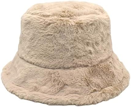 DAZqqc Polar Şapka Kadınlar için Bayan Kış Şapka Kabarık Sıcak Şapka Kadınlar için Baskılı Balıkçı Kap Pamuk Balıkçı Kap