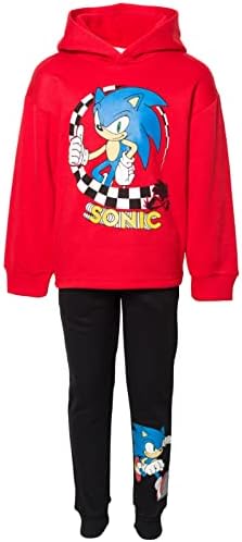 SEGA Sonic Kirpi Knuckles Kuyrukları svetşört ve pantolon seti Küçük Çocuk Büyük Çocuk