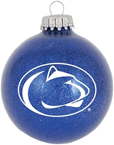 RFSJ Penn State Nittany Lions Üflemeli Cam Işıltı Süsleme, Mavi