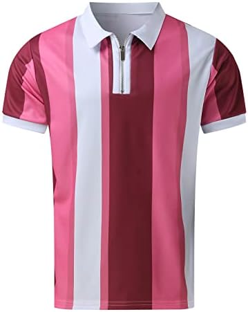 Erkek Gömlek Erkekler için, erkek gömleği Golf Gömlek Retro Renk Açık Sokak Kısa Kollu Düğmeli Baskı Giyim