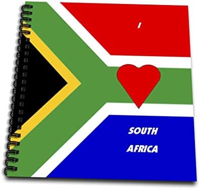 3dRose Güney Afrika'yı Seviyorum-Hafıza Kitabı, 12'ye 12 (db_51555_2)