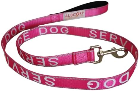 Albcorp Service Köpek Tasması - İşlemeli-Dolgulu Neopren Saplı ve Yansıtıcı İplikli, 4 Fit, Koşum Takımları, Yelekler veya Yakalar