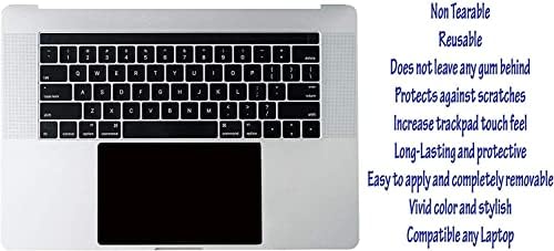 (2 Adet) Acer Aspire 3 için Ecomaholics Premium Trackpad Koruyucu (A315-34) 15.6 inç Dizüstü Bilgisayar, Siyah Dokunmatik yüzey Kapağı