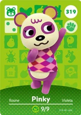 Pinky-Nintendo Animal Crossing Mutlu Ev Tasarımcısı Serisi 4 Amiibo Kartı-319