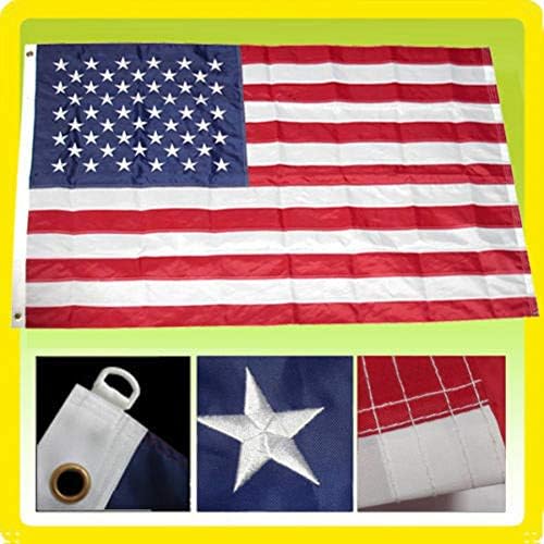Bcn NEOPlex 10' x 15 ' Naylon İşlemeli Amerikan Bayrağı