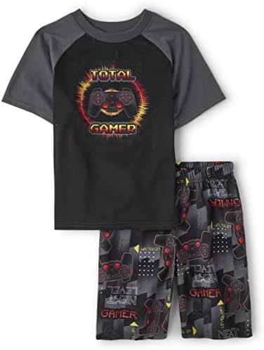 Çocuk Yeri Erkek Çocuk Kısa Kollu 2 Parça Pijama Takımı