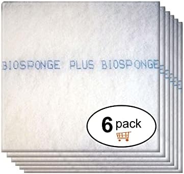 22x23 BioSponge artı hava filtresi dolum (6 paket) Bir yıl kaynağı