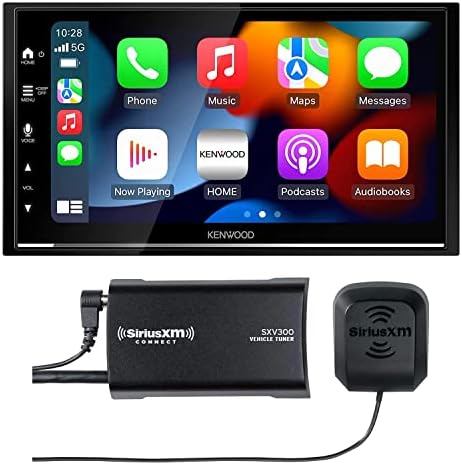KENWOOD DMX8709S 6.8 İnç Kapasitif Dokunmatik Ekran, Araba Stereo / Artı SiriusXM SXV300V1 Uydu Radyo Araç Tuner