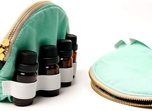 1 ADET Kasa Rengi Cüzdan Çanta Aromaterapi Difüzör Yağı 8 Şişe Tarzı Temizlik ve Organizatörler Katlanabilir giysi saklama kutusu
