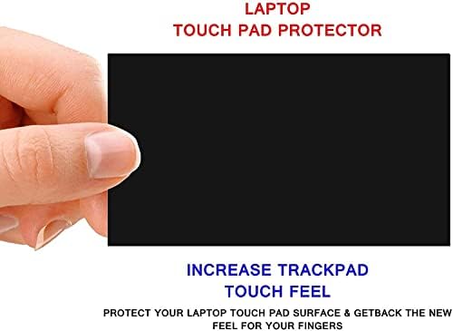 (2 Adet) Acer Aspire 6 için Ecomaholics Premium Trackpad Koruyucu (A615-51) 15.6 inç Dizüstü Bilgisayar, Siyah Dokunmatik yüzey Kapağı
