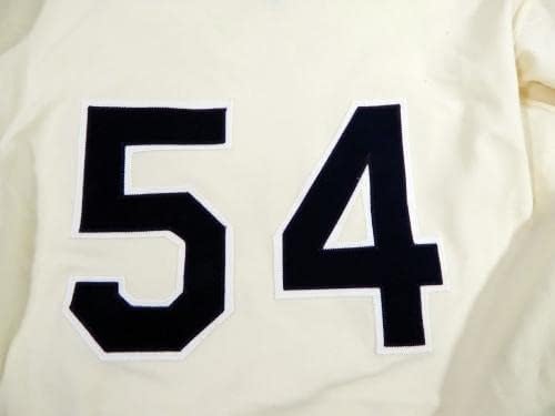 Houston Astros John Fishel 54 Oyun Kullanılmış Kremalı Forma 46 DP35738 - Oyun Kullanılmış MLB Formaları