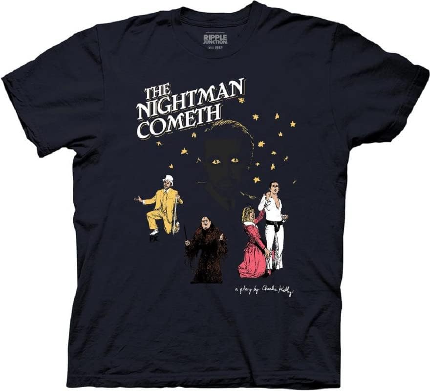 Dalgalanma Kavşak Her Zaman Güneşli Philadelphia Nightman Cometh Yetişkin TV T-Shirt Resmi Lisanslı