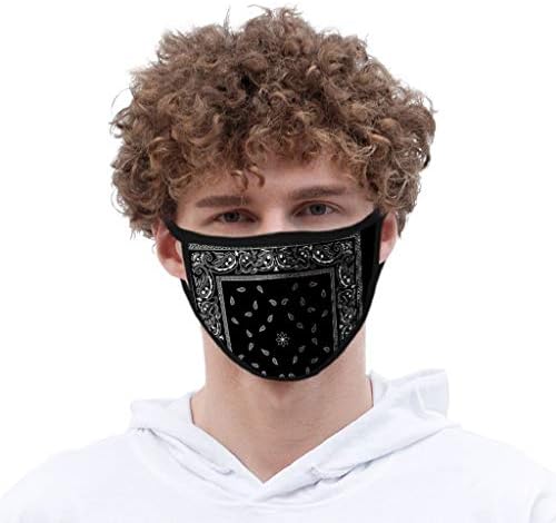 linhanzi Yetişkinler Yıkanabilir Face_Mask Yüz Kaplama Erkekler Kadınlar Kullanımlık Yüz Bandanalar Nefes ağız maskesi