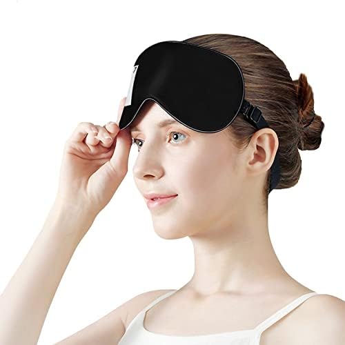 Azot Elemanı Körü Körüne Maskesi Uyku Gece Gölge Kapak Göz Ayarlanabilir Kayış Komik Grafik ile Kadın Erkek için Bir Boyut