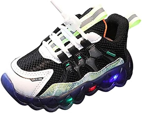 Erkek Kız Sneaker yürüyüş ayakkabısı Aydınlık Ayakkabı Aydınlık Erkek Kız Sneaker Koşu Tenis Ayakkabıları (Mavi, 5-5. 5 Yıl)
