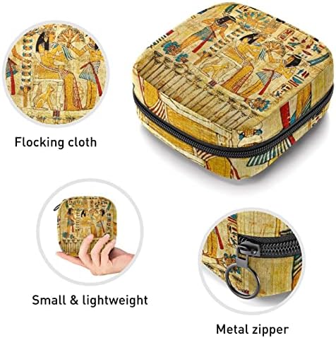 Saklama çantası için temizlik peçeteleri Pedleri, Regl Kupası Kılıfı, Dönem çanta düzenleyici Kadınsı Pedleri Tamponlar, Antik Mısır