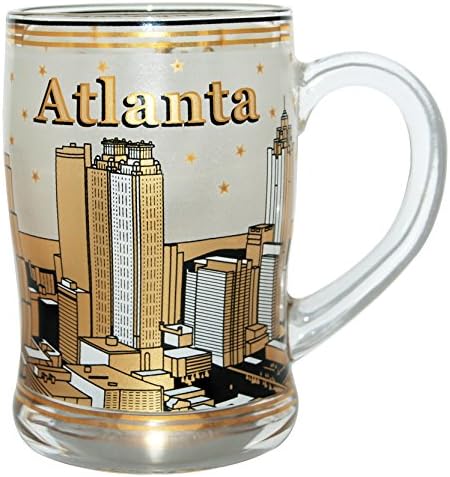 ABD'deki Şehirlerden ve Eyaletlerden Tasarlanmış Bira Bardağı Koleksiyonu (Atlanta)