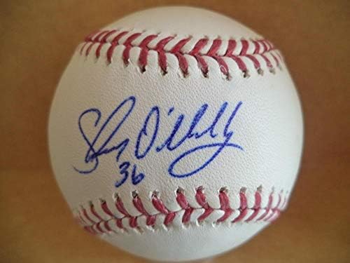 Shawn O'malley Seattle Mariners / angels, coa İmzalı Beyzbol Topları ile İmzalı ML Beyzbol İmzaladı