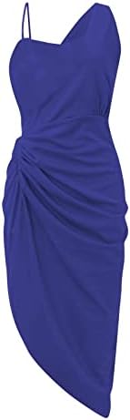 FQZWONG Kapalı Omuz Elbiseler Kadınlar için 2023 Yaz Rahat Zarif Abiye giyim Kadınlar için Resmi Seksi Düğün Konuk Elbise